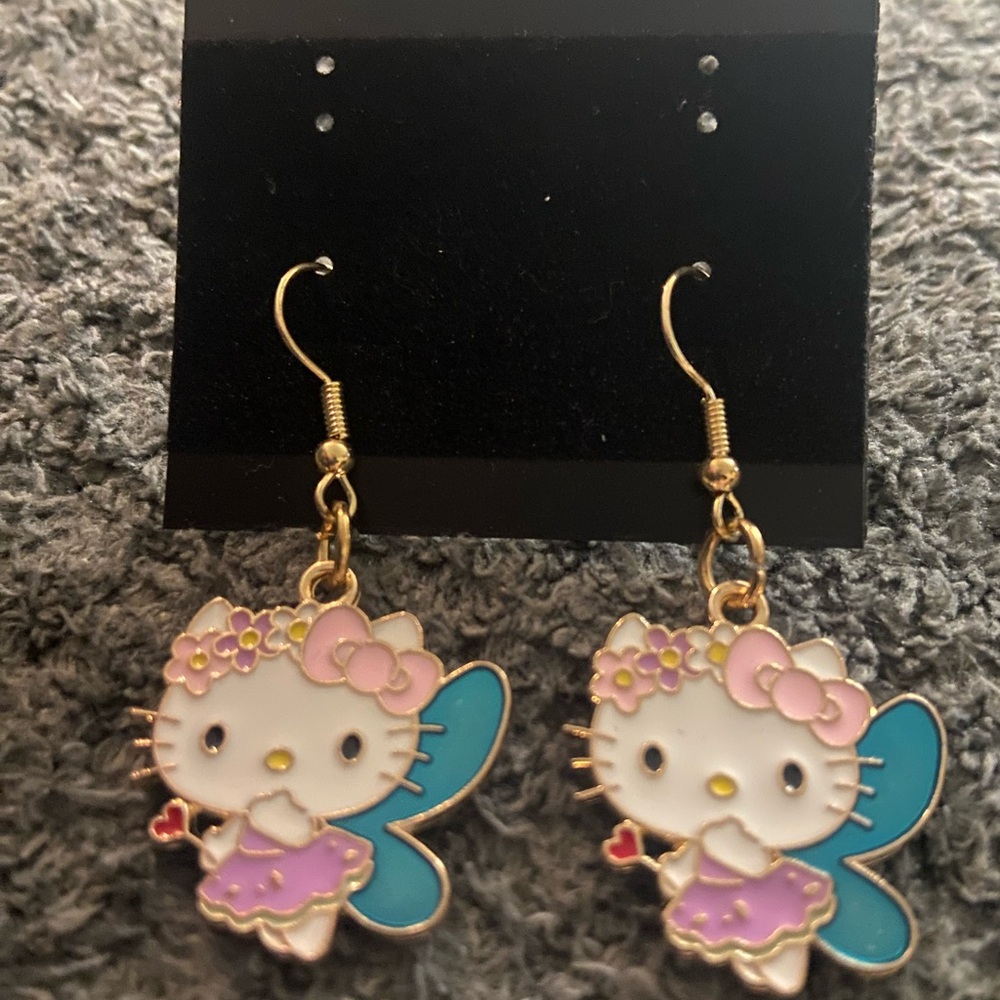 Handcrafted Hello kitty earrings (pick one) - Picture 9 of 13